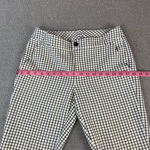 Cabi Suit Set Window Pane Pants & Blazer White Black Size Small - Picture 13 of 16
